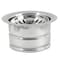 Nantucket Sinks 3.5 Inch Extended Flange Disposal Kitchen Drain in Brushed Stainless 3.5EDF-BRS - alternate 2